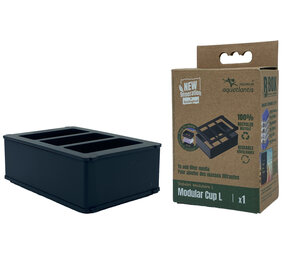 Aquatlantis Wiederverwendbarer modularer Becherhalter B-Box Kartuschen L