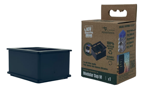 Aquatlantis Wiederverwendbarer modularer Becherhalter B-Box Kartuschen M