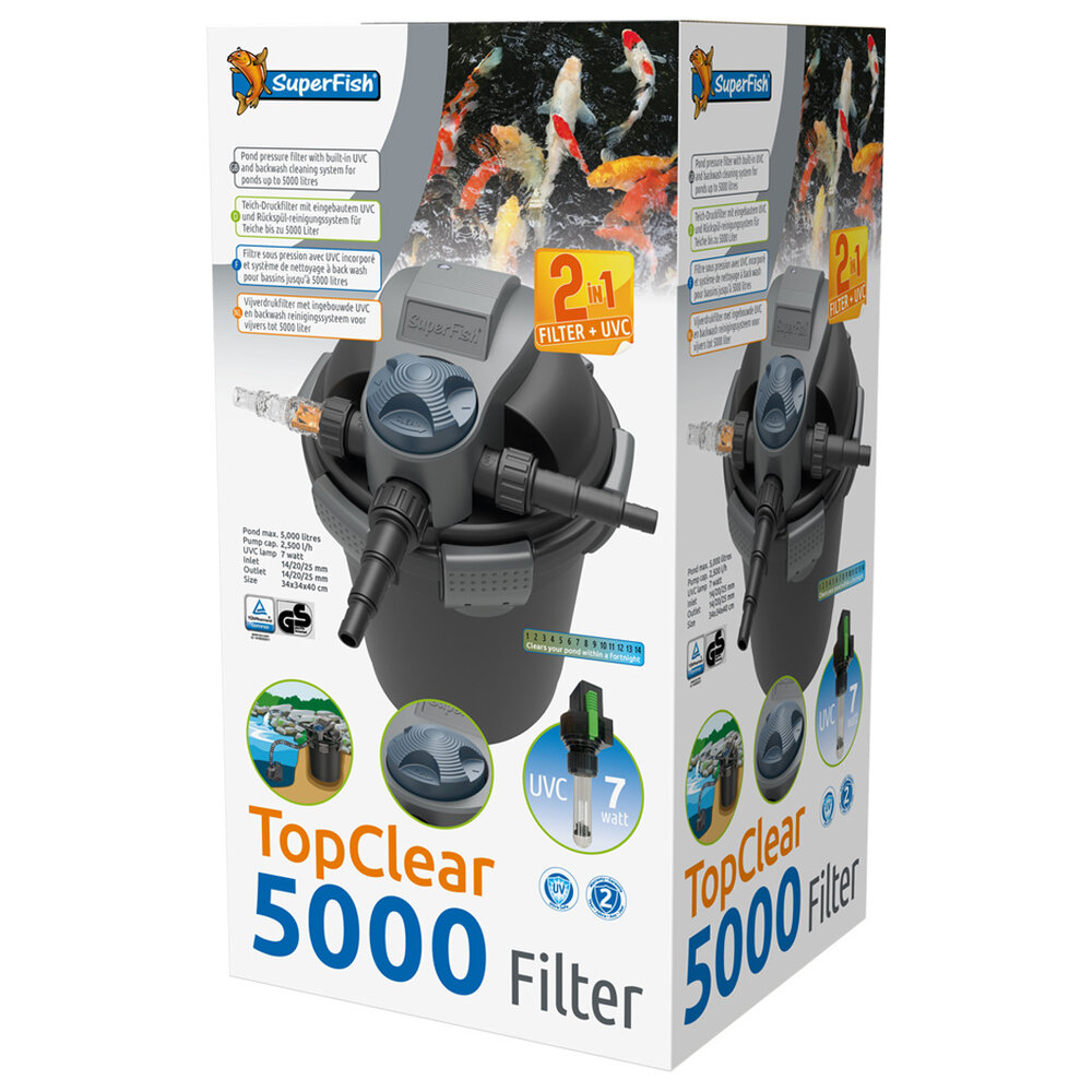 Superfish Topclear 5000 UVC-7W Superfish Topclear 5000 UVC-7W