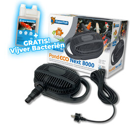 Superfish Pond Eco Next 8000-36W + GRATIS Teichbakterien!