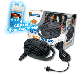 Superfish Pond Eco Next 5000-22W + GRATIS Teichbakterien!
