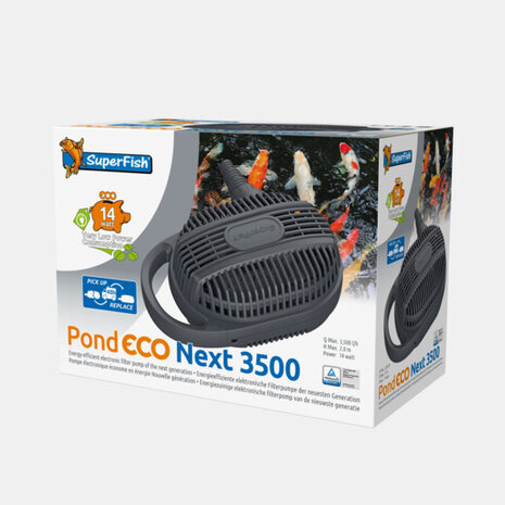Superfish Pond Eco Next 3500-14W + GRATIS Teichbakterien!