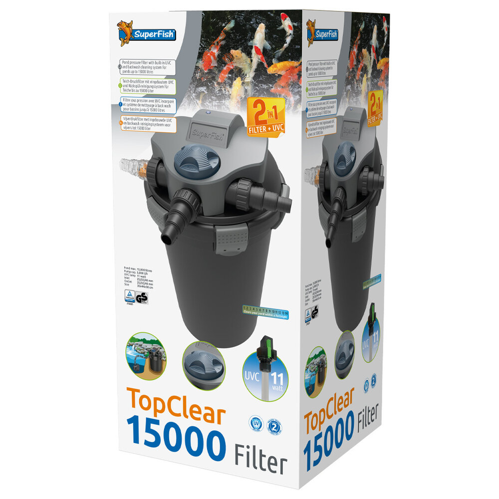 Superfish Topclear 15.000 UVC-11W Superfish Topclear 15.000 UVC-11W