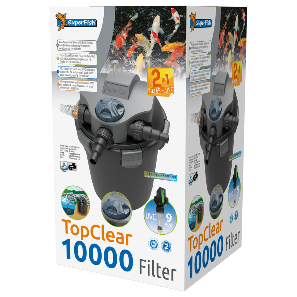 Superfish Topclear 10.000 UVC-9W