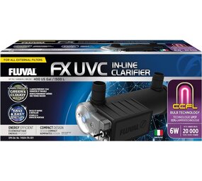 Fluval FL FX UVC 6W In-Line Klärer
