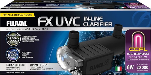 Fluval FL FX UVC 6W In-Line Klärer