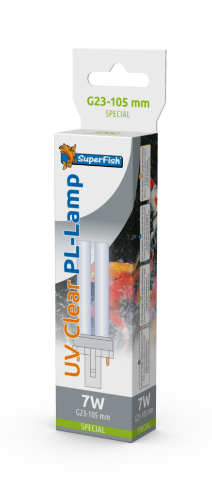 Superfish UV PL Lampe 7W G23-105mm Spezial Superfish UV PL Lampe 7W G23-105mm Spezial