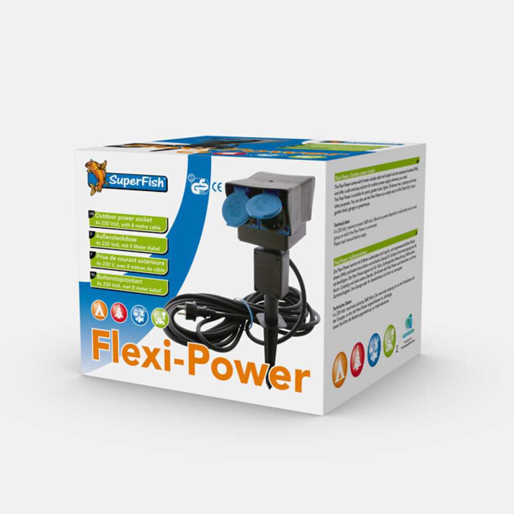 Superfish Flexi Power Steckdosenleiste 8 m