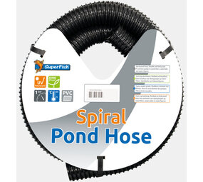 Superfish Spiralschlauch Aufroller schwarz 25mm 10m (rau)