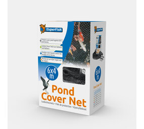 Superfish Teichabdecknetz 6x4 Meter + 14 Heringe