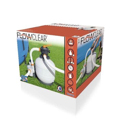 Bestway Sandfilter Flowclear 7,5 m3/h Bestway Sandfilter Flowclear 7,5 m3/h