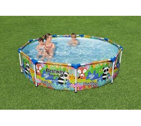 Bestway Schwimmbecken Steel Pro rund Tierparadies 274cm Bestway Schwimmbecken Steel Pro rund Tierparadies 274cm