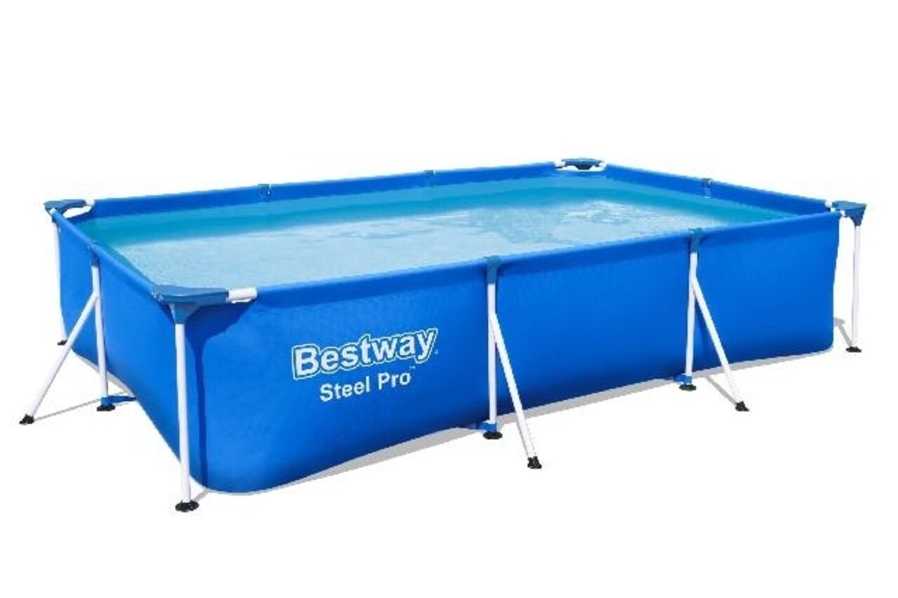 Bestway Schwimmbecken Passaat Rahmen Rechteck 300cm