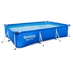 Bestway Schwimmbecken Passaat Rahmen Rechteck 300cm