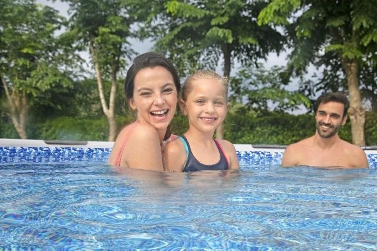 Bestway Schwimmbecken Sirocco Frame Pro Max Set Rund 427cm