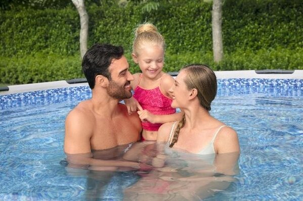 Bestway Schwimmbecken Sirocco Frame Pro Max Set Rund 427cm