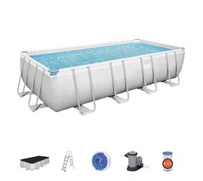 Bestway Schwimmbecken Mistral Set Rechteck 549cm Bestway Schwimmbecken Mistral Set Rechteck 549cm