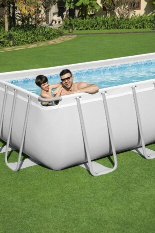 Bestway Schwimmbecken Mistral Set Rechteck 549cm Bestway Schwimmbecken Mistral Set Rechteck 549cm