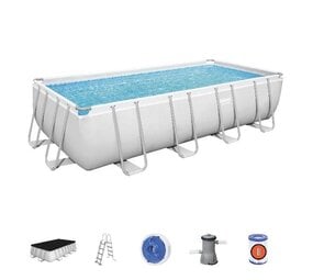 Bestway Schwimmbecken Mistral Set Rechteck 488cm Bestway Schwimmbecken Mistral Set Rechteck 488cm