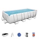 Bestway Schwimmbecken Mistral Set Rechteck 488cm Bestway Schwimmbecken Mistral Set Rechteck 488cm