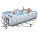Bestway Schwimmbecken Mistral Set Rechteck 412cm Bestway Schwimmbecken Mistral Set Rechteck 412cm