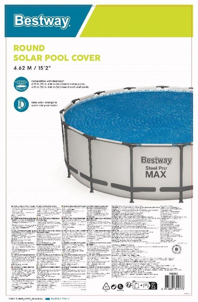 Bestway Sommerdecke Solar Bestway Rund 488cm 80mu Bestway Sommerdecke Solar Bestway Rund 488cm 80mu