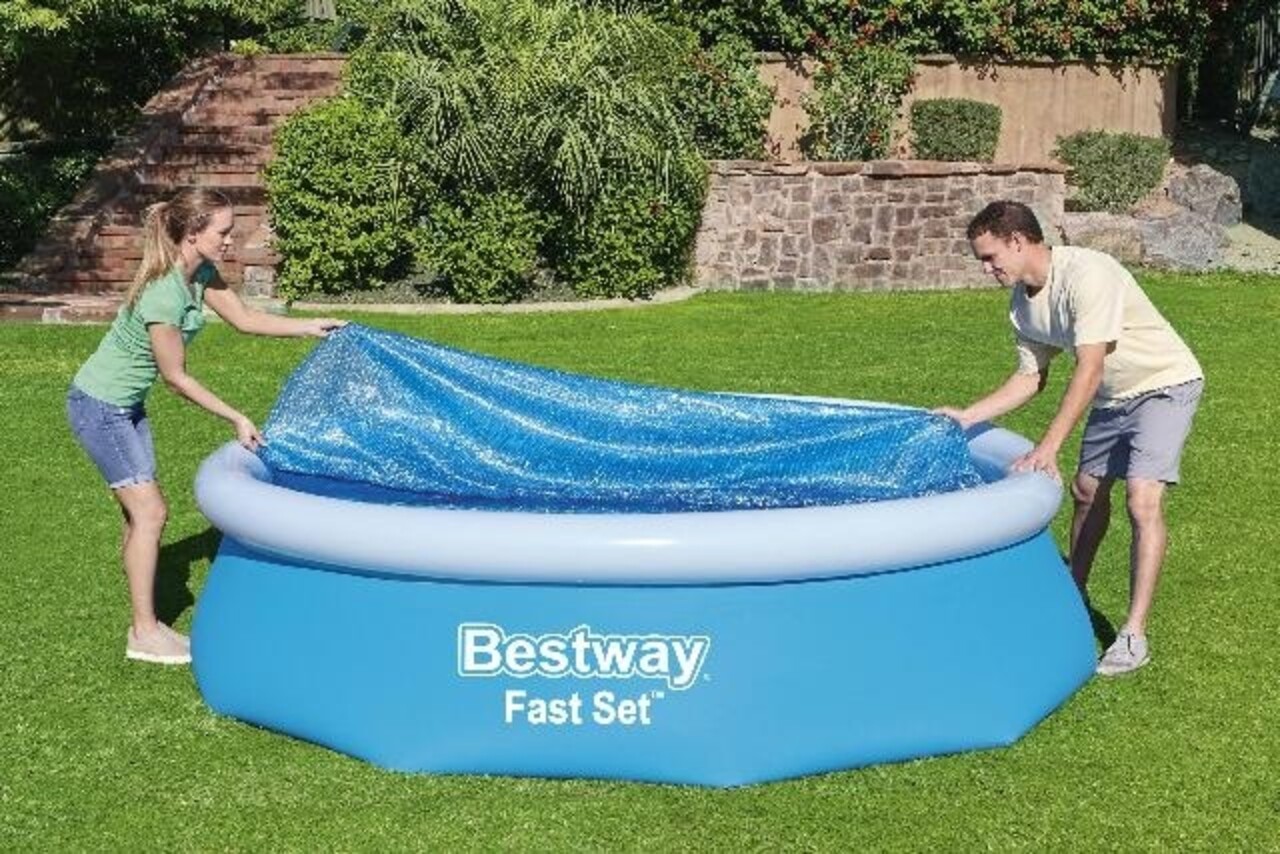 Bestway Sommerabdeckung solar Bestway Rund 305cm 80mu Bestway Sommerabdeckung solar Bestway Rund 305cm 80mu