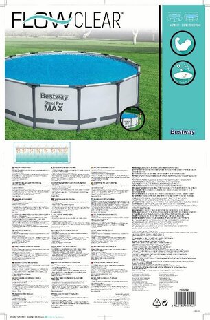 Bestway Sommerdecke Solar Bestway Rund 366cm 80mu Bestway Sommerdecke Solar Bestway Rund 366cm 80mu