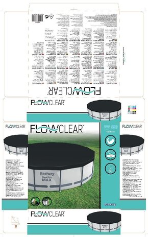 Bestway Cover Sirocco Rahmen Rund 457cm