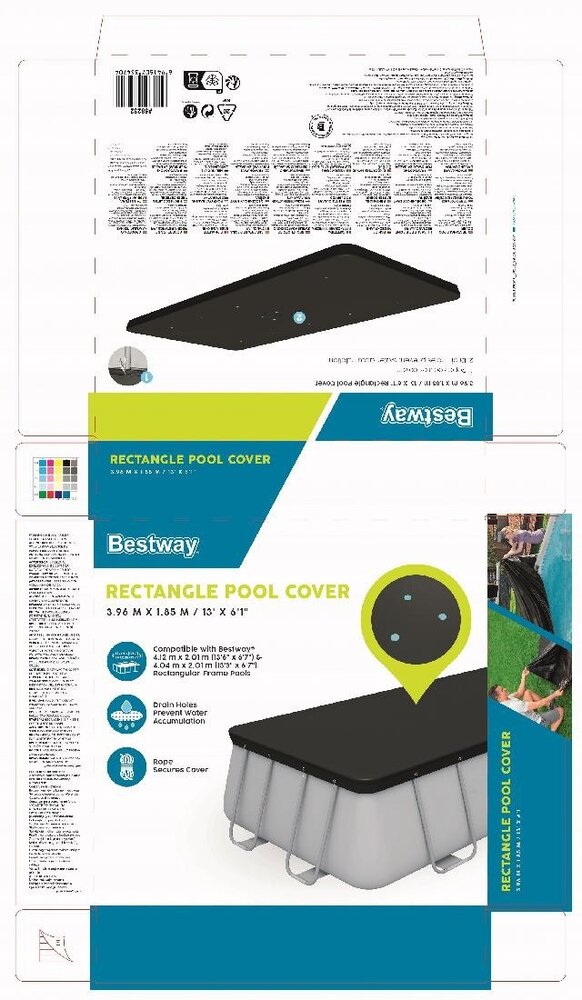 Bestway Cover Mistral Rechteck 404 /412