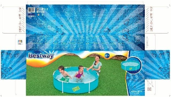 Bestway Schwimmbecken my first Sirocco Rund 152