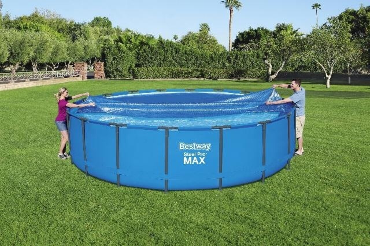 Bestway Sommerabdeckung Solar Rund 549, 80 Mikron