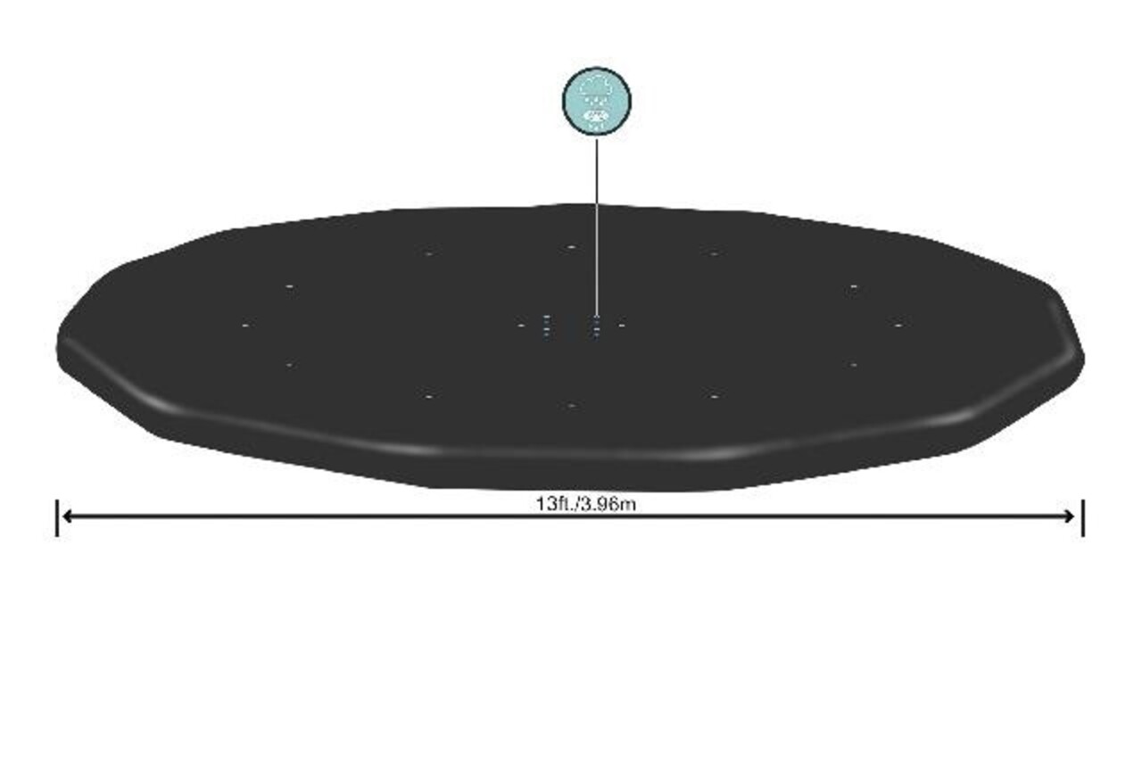 Bestway Cover Rund 360/396