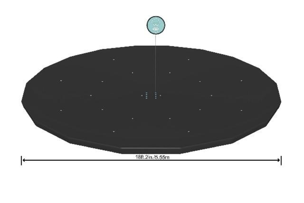 Bestway Cover Rund 549