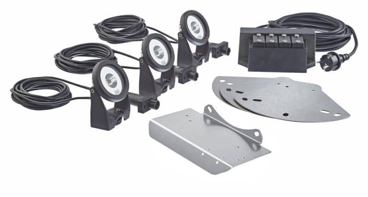 Oase LunAqua Power LED-Set weiß schwimmende Springbrunnen Oase LunAqua Power LED-Set weiß schwimmende Springbrunnen