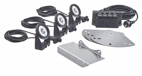 Oase LunAqua Power LED-Set weiß schwimmende Springbrunnen Oase LunAqua Power LED-Set weiß schwimmende Springbrunnen