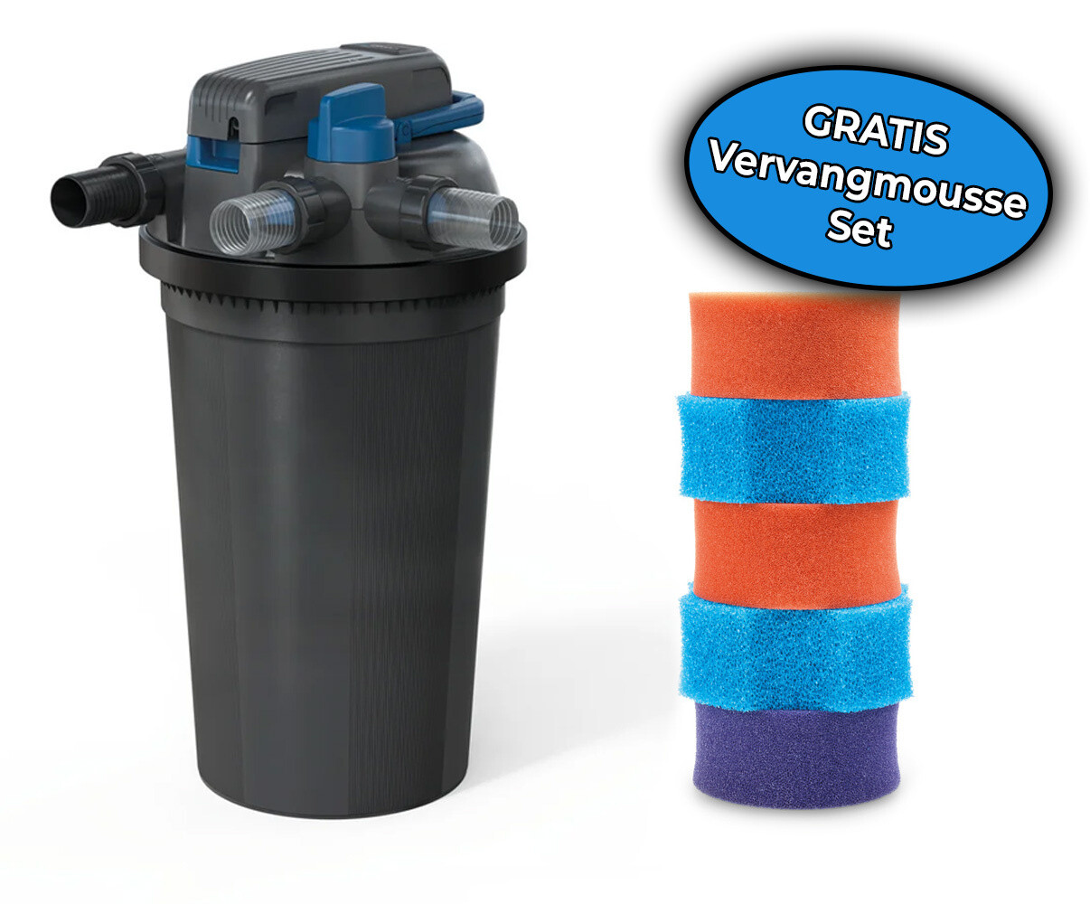 Oase FiltoClear 31000 + Gratis Ersatzschaum Set