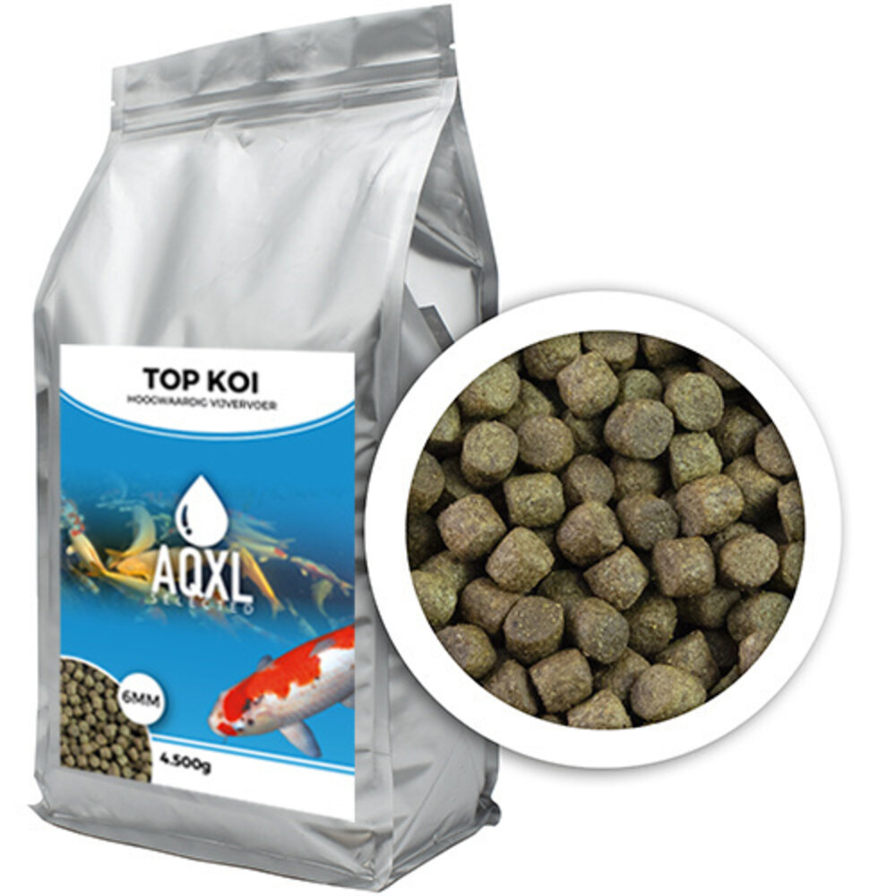 AQXL Ausgewähltes Topkoi All-in-One Koifutter L 6mm 4,5kg