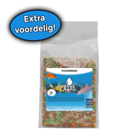 AQXL Ausgewähltes Teichfischfutter Menü L 500g