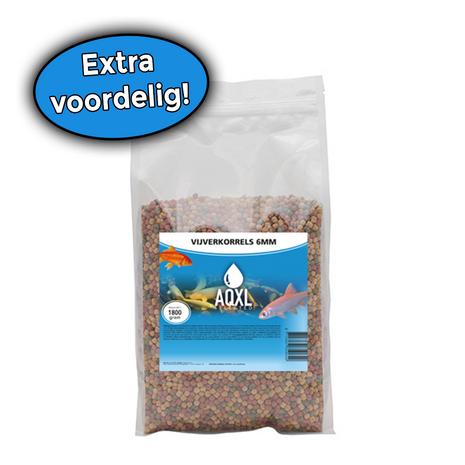 AQXL Selected Teichkörner L 6mm 1,8kg AQXL Selected Teichkörner L 6mm 1,8kg