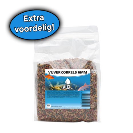 AQXL Selected Teichkörner L 6mm 900g AQXL Selected Teichkörner L 6mm 900g