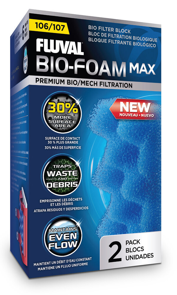 Fluval FL 107 Bioschaum MAX Fluval FL 107 Bioschaum MAX