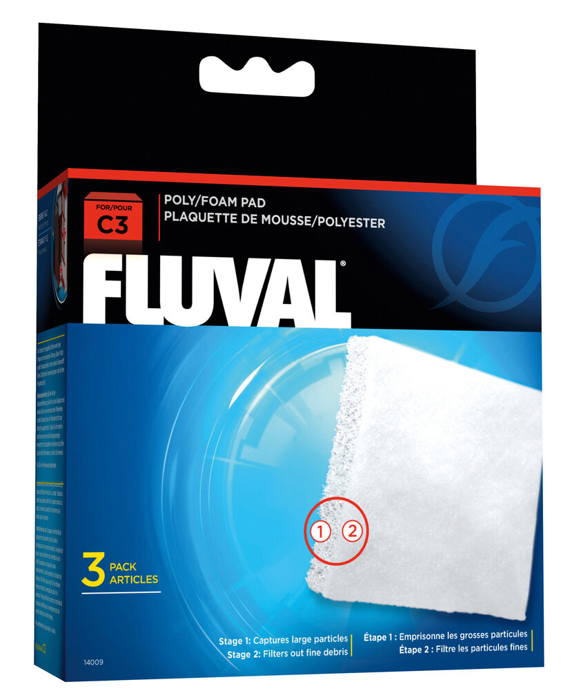 Fluval FL C3 Schaum/Poly Muster Fluval FL C3 Schaum/Poly Muster
