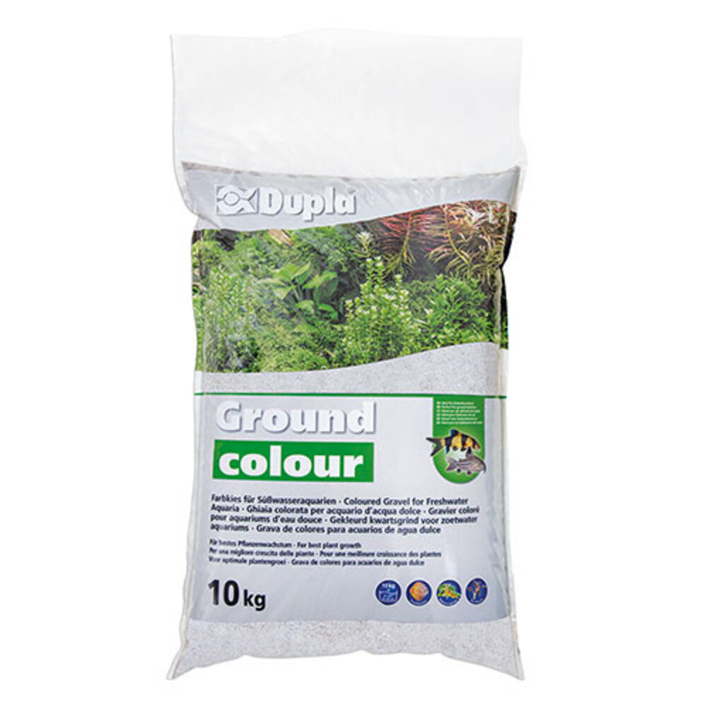 Dupla Gravel Ground Colour Schneeweiß 3-4mm 10kg