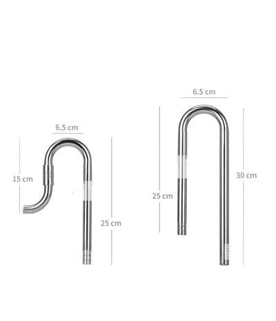 AquastoreXL Edelstahl COMBI in out Set deluxe 16-22mm in 12-16mm out
