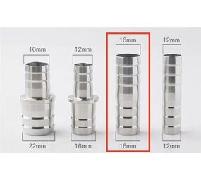 AquastoreXL Edelstahl Schlauchsäule Kupplung für Schlauch 16-22mm AquastoreXL Edelstahl Schlauchsäule Kupplung für Schlauch 16-22mm