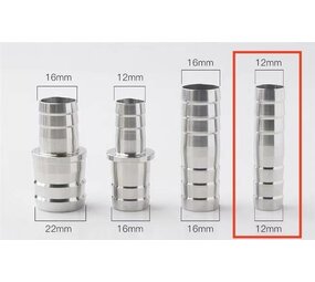 AquastoreXL Edelstahl Schlauchsäule Kupplung für Schlauch 12-16mm AquastoreXL Edelstahl Schlauchsäule Kupplung für Schlauch 12-16mm