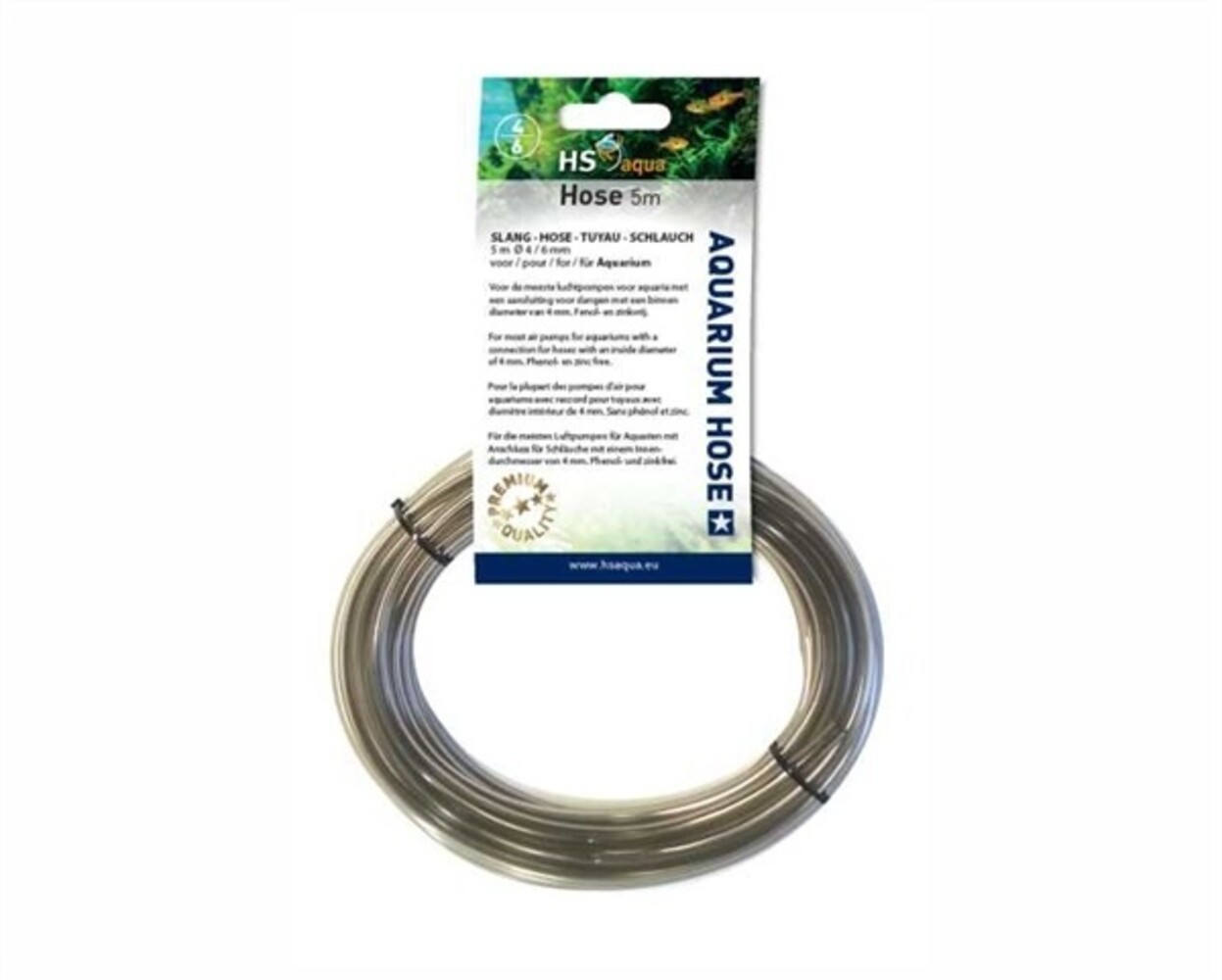 HS Aqua Anthrazit Aquariumschlauch 4-6 mm 5 mtr HS Aqua Anthrazit Aquariumschlauch 4-6 mm 5 mtr
