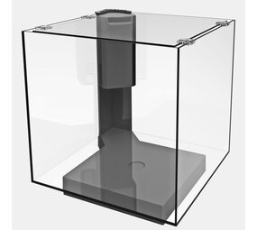 Superfish Qubiq 60 Schwarz Komplettset Aquarium mit Unterschrank