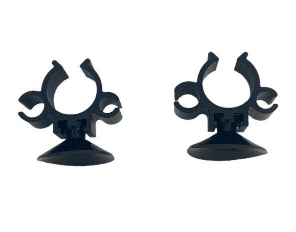 AquastoreXL Multi-Schlauchklemme mit Saugnapf 16/22mm schwarz